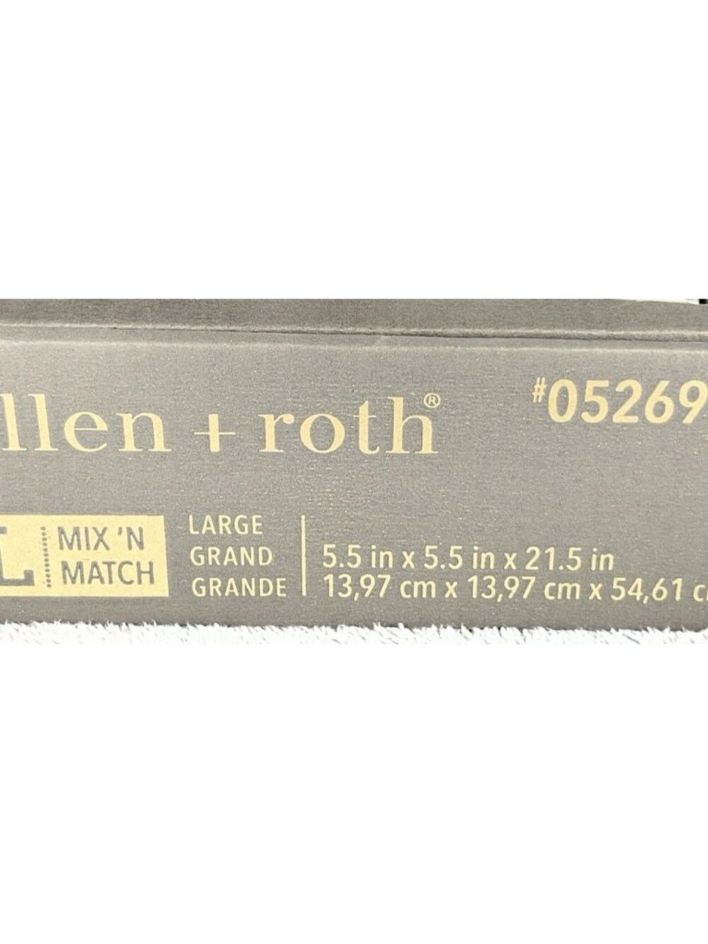 Allen + Roth Brushed Nickel 21.5” 3-Way Metal Table Lamp Base Modern Plug-In - Picture 6 of 7